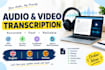 transcribe your youtube audio into text