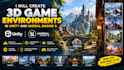 create 3d game environments in unity and unreal engine 5