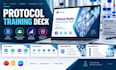 protocol training presentation,biotech deck for cros and pharma research clinics