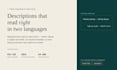 write bilingual ecommerce product descriptions