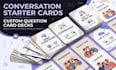 design custom conversation starter cards