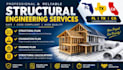 do fl tx ca structural plan foundation plan framing plan structural calculation