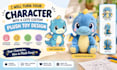 turn your character into a cute custom plush toy design