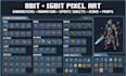 create 8bit 16bit pixel art character animation sprite sheet retro pixel art