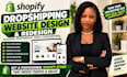 build professional shopify wix dropshipping store website design development SEO