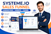create systeme io sale funnel, systeme io landing page, systeme io website