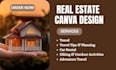 design professional real estate templates in canva