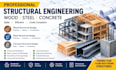 do wood, steel and concrete structural design, structural engineer