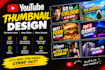 design amazing youtube thumbnails