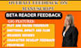beta read, romance beta reader fantasy ya novel beta reader thriller beta reader