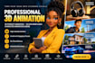 create 3d animation 3d product animation 3d explainer video