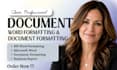 professionally format microsoft word document formatting ms word template design