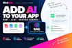 integrate ai, rag and llm features into your application