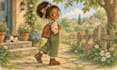 create children book character turnaround and model sheet