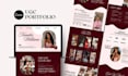 design ugc portfolio canva website design editable canva website ugc portfolio