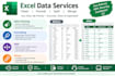 clean, format, merge, split excel data