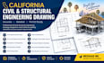 california civil and structural engineering drawing