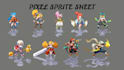 create pixel art sprite sheet, pixel art sprite animation, 2d game art sprite