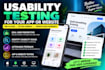 test your app or website for usability and user experience issues