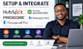 setup hubspot quickbook procore houzz pro automation housecall pro integration