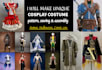 sew unique cosplay costume from scratch