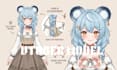 design vtuber model live2d model vtuber rigging character design anime vtuber