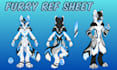 furry ref sheet furry art reference sheet anime ref sheet character design