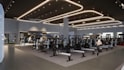 design a realistic 3d gym interior and fitness center