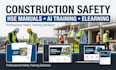 create construction safety training, hse manuals, and ai course modules