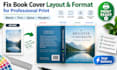 fix your book cover layout and format for print