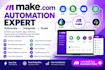build make com automation workflows and integrations