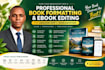 ingramspark formatting, ebook editing, book publishing, clickable toc amazon KDP