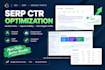 optimize serp CTR improve google ranking increase organic traffic