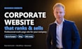 design a professional corporate wordpress website with elementor