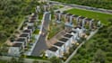 design 3d residential masterplan housing development subdivision siteplan render
