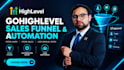 build gohighlevel sales funnel and CRM automation