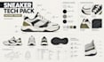 create a detailed sneaker tech pack for manufacturing