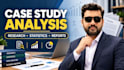 do case study analysis, research, statistics and report writing