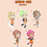 five chibis adoptables, autumn