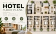 create boutique hotel floor plans, room layouts, guest circulation