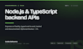build your backend rest API with nodejs and typescript