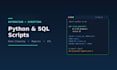 write python scripts, sql queries, and solve programming tasks