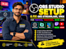 setup obs studio and fix obs streamlabs, vmix for twitch, youtube, kick live