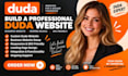 build a professional duda website and duda business site using duda builder