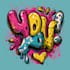 create unique street art graffiti collage