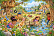 create childrens spot the difference puzzle illustrations