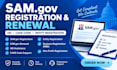 provide sam gov registration and renewal assistance