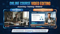 edit online course, training and elearning videos