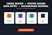 do photo editing canva design background removed