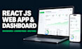 build a responsive react js web app dashboard or landing page